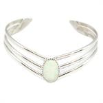 White Opal "V" Bracelet