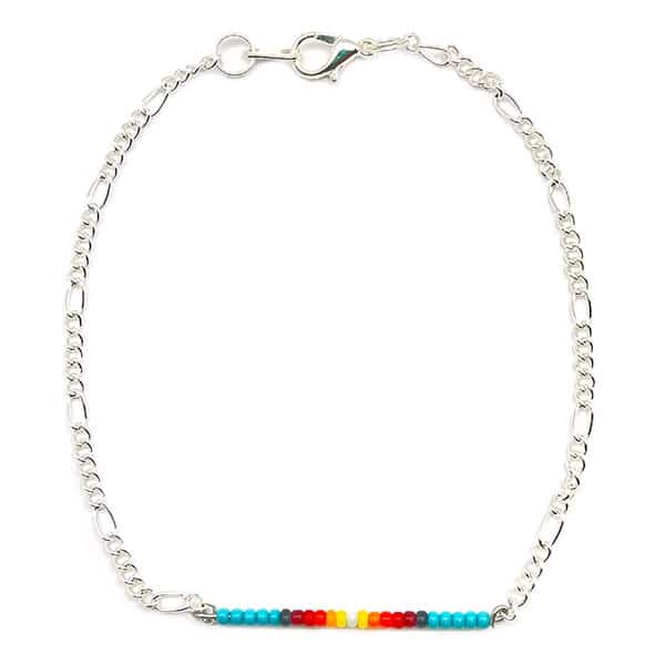 Beaded Bar Ankle or Wrist Bracelet