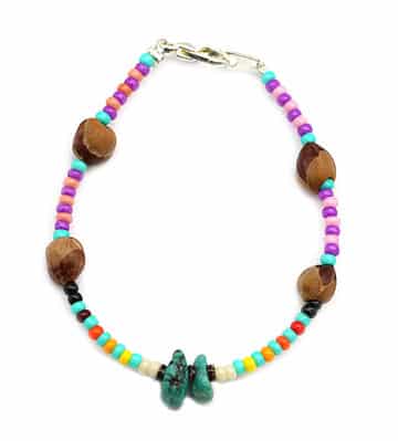 Seed & Ghost Bead Baby Bracelet