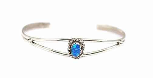 Blue Opal Baby / Child Bracelet