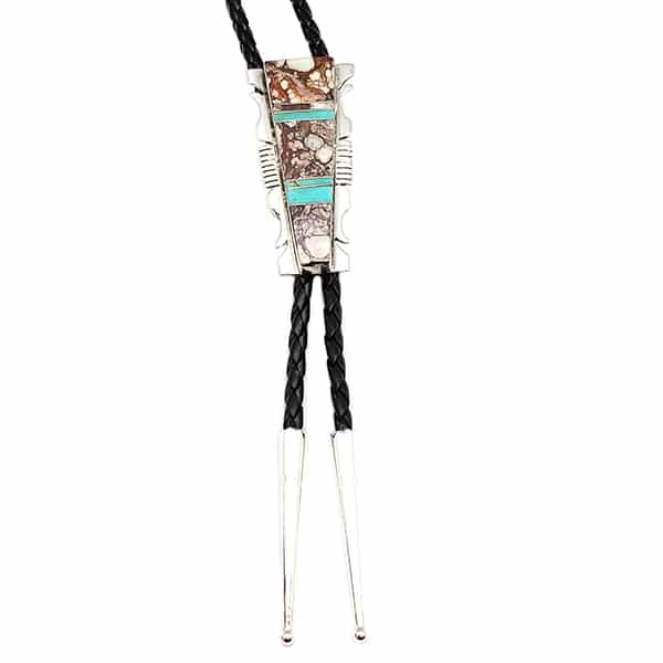 Wild Horse Inlay Bolo Tie (click for options available) - Image 2