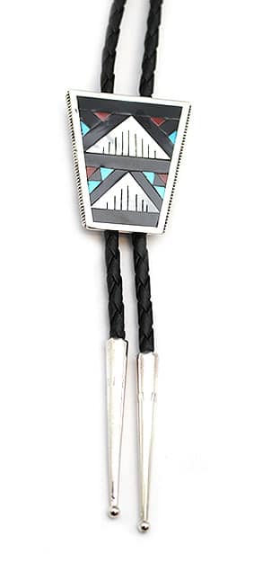 Zuni Inlay Bolo Tie