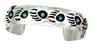 Mens Bear Paw Bracelet