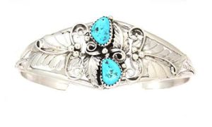 Two Stone Turquoise Bracelet