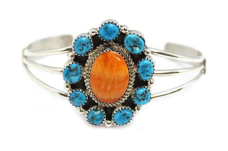 Turquoise & Spiny Oyster Bracelet