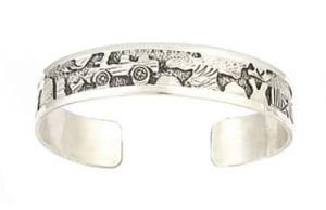 All Silver Storyteller Bracelet (click for scenes available)