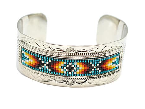 Beaded Nickle Bracelet