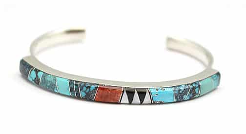 Multi Color Inlay Bracelet