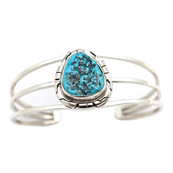 Three Shank Turquoise Bracelet