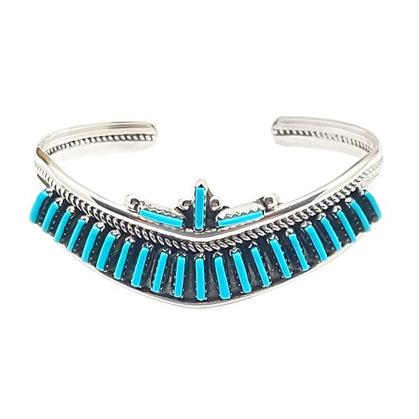 Turquoise Needlepoint Bracelet