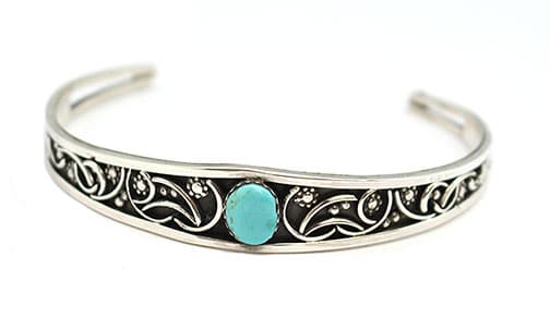 Turquoise Filigree Bracelet