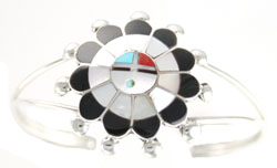 Inlay Sun Face Bracelet