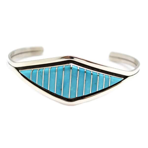 Zuni Turquoise Inlay Bracelet