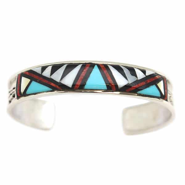 Zuni Multi Color Inlay Bracelet