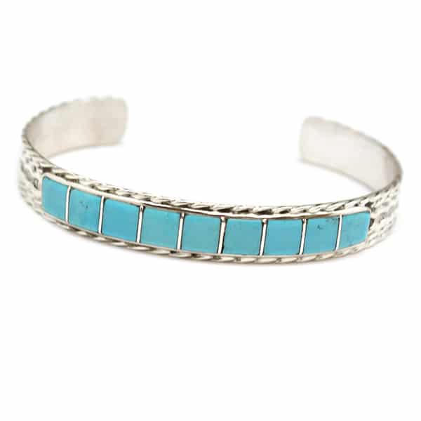 Zuni Turquoise Inlay Bracelet