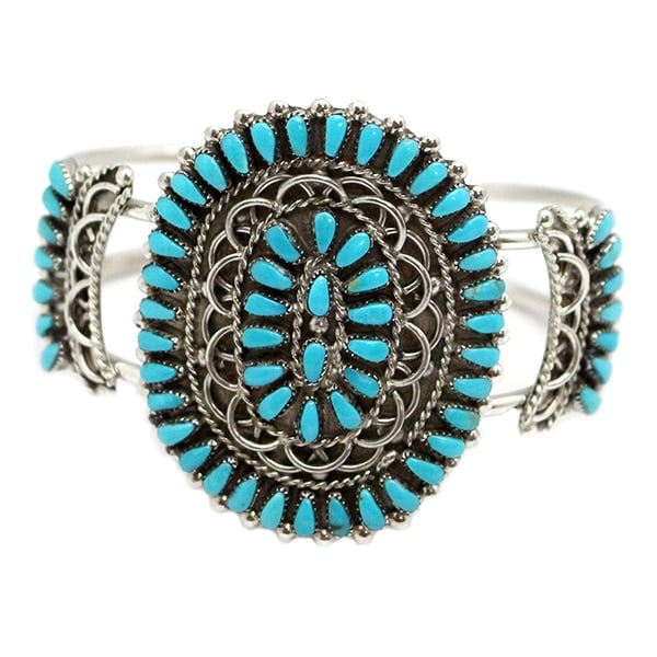 Turquoise Cluster Bracelet