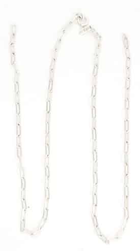Silver Chain for Carved Eagle Pendants