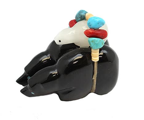 Carved Bear Family Fetish