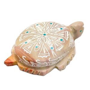 Dolomite Carved Turtle Fetish