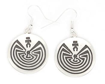 Man In The Maze Earrings