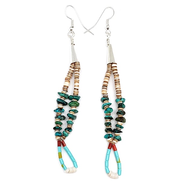 Turquoise Nugget Earrings
