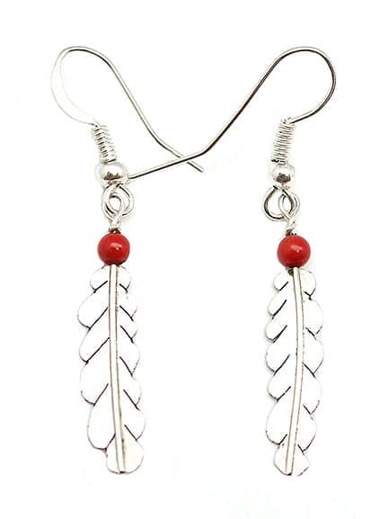 Bamboo Coral Earrings