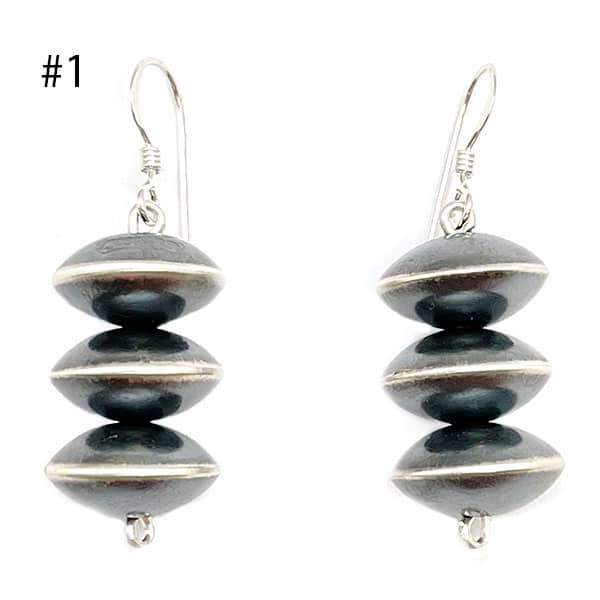 Silver Bead (Navajo Pearl) Earring