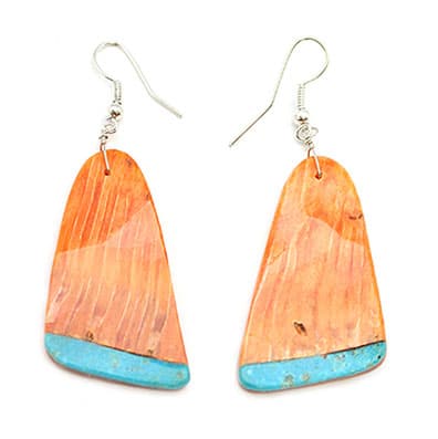 Spiny & Turquoise Earring (click for shapes available)