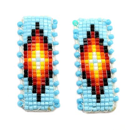 Beaded Post Earring