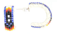 Small Beaded Hoop Earring - Image 2