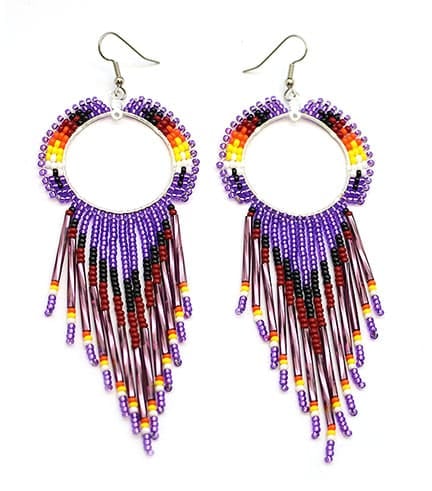 Beaded Dangle Earring