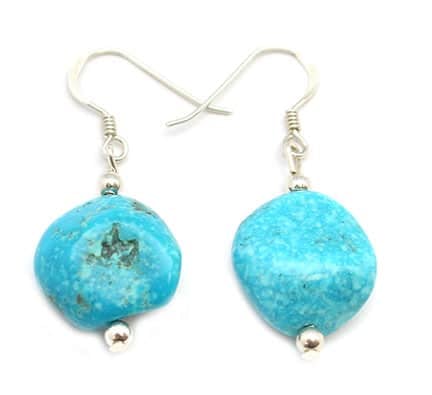 Turquoise Nugget Earring