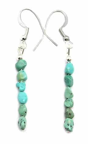 Turquoise Nugget Earring