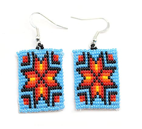 Star Beaded Earring