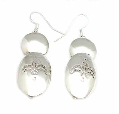Flat Bead Earring