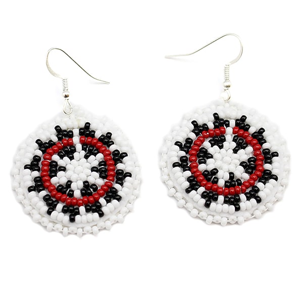 Beaded Basket Earring