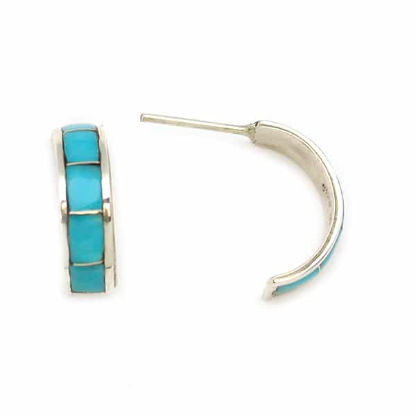 Turquoise Hoop Earring