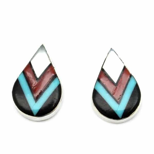Zuni Inlay Earrings