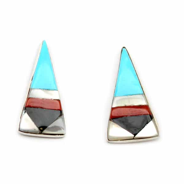 Zuni Inlay Earrings
