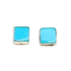 Zuni Small Square Earring (click for colors available)