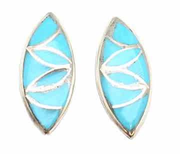 Turquoise Inlay Earrings