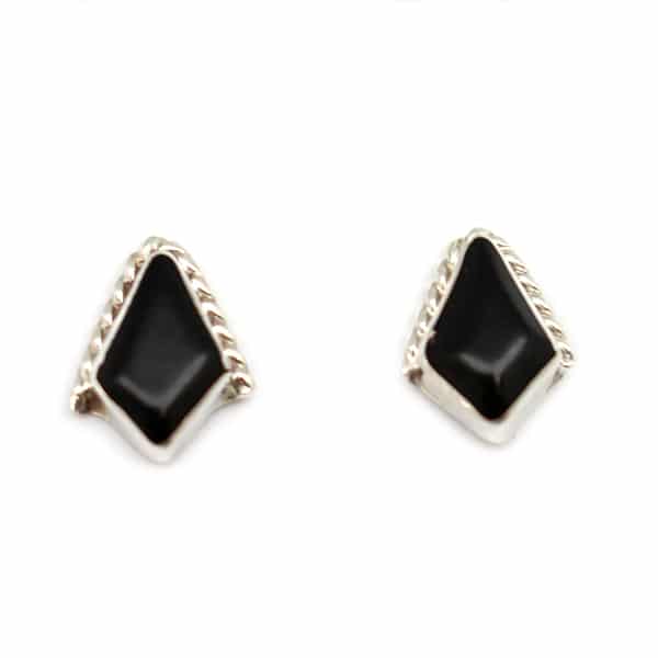 Diamond Shape Inlay Earring