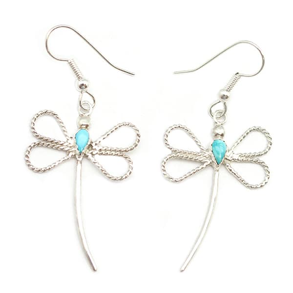 Turquoise Dragonfly Earrings