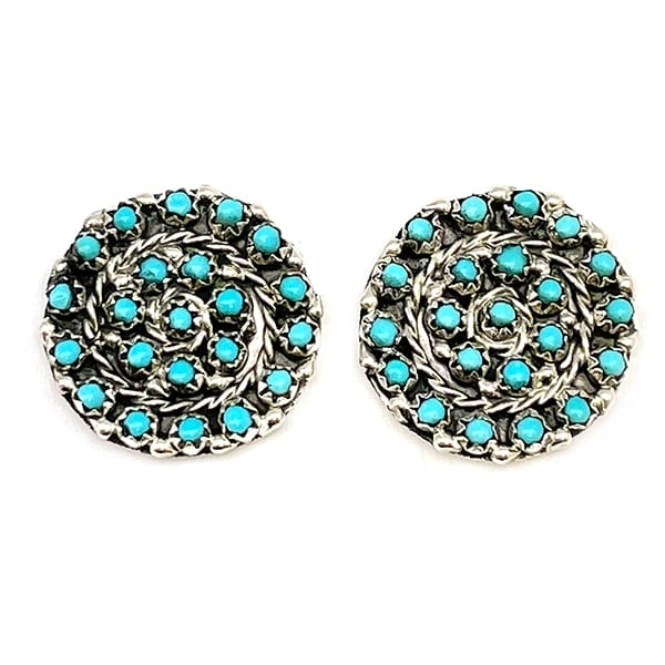 Turquoise Cluster Earrings