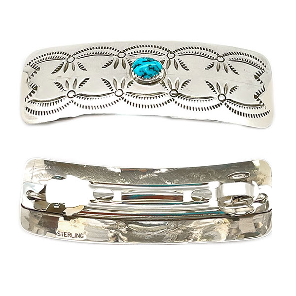 Hair Barrette with Turquoise