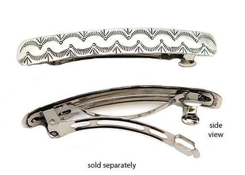 Stamped Hair Barrette