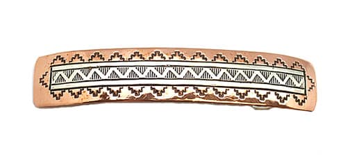 Copper & Sterling Silver Barrette