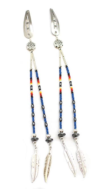 Assorted Beaded Hair Barrettes (click for more description)