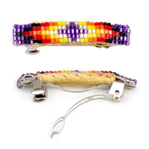 Beaded Baby Hair Barrettes (click for main colors available)