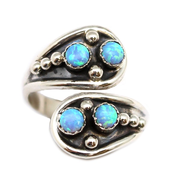 Opal Adjustable Ladies Ring